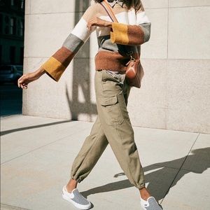 Madewell High Rise Fatigue Cargo Pants NWT